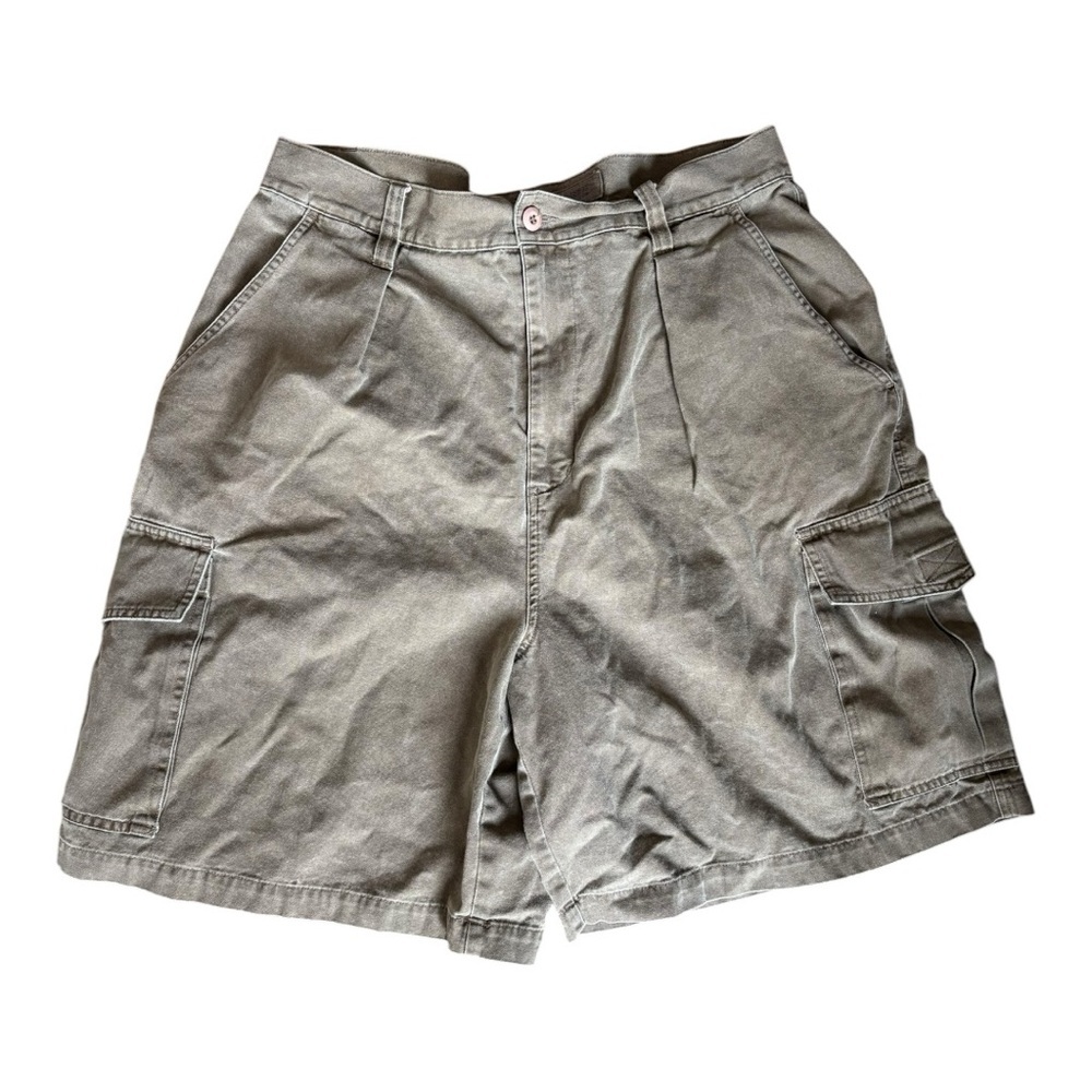 Abercrombie & Fitch Co. Y2K Cargo Shorts Vintage Hong Kong Baggy Size 38 - Picture 1 of 10